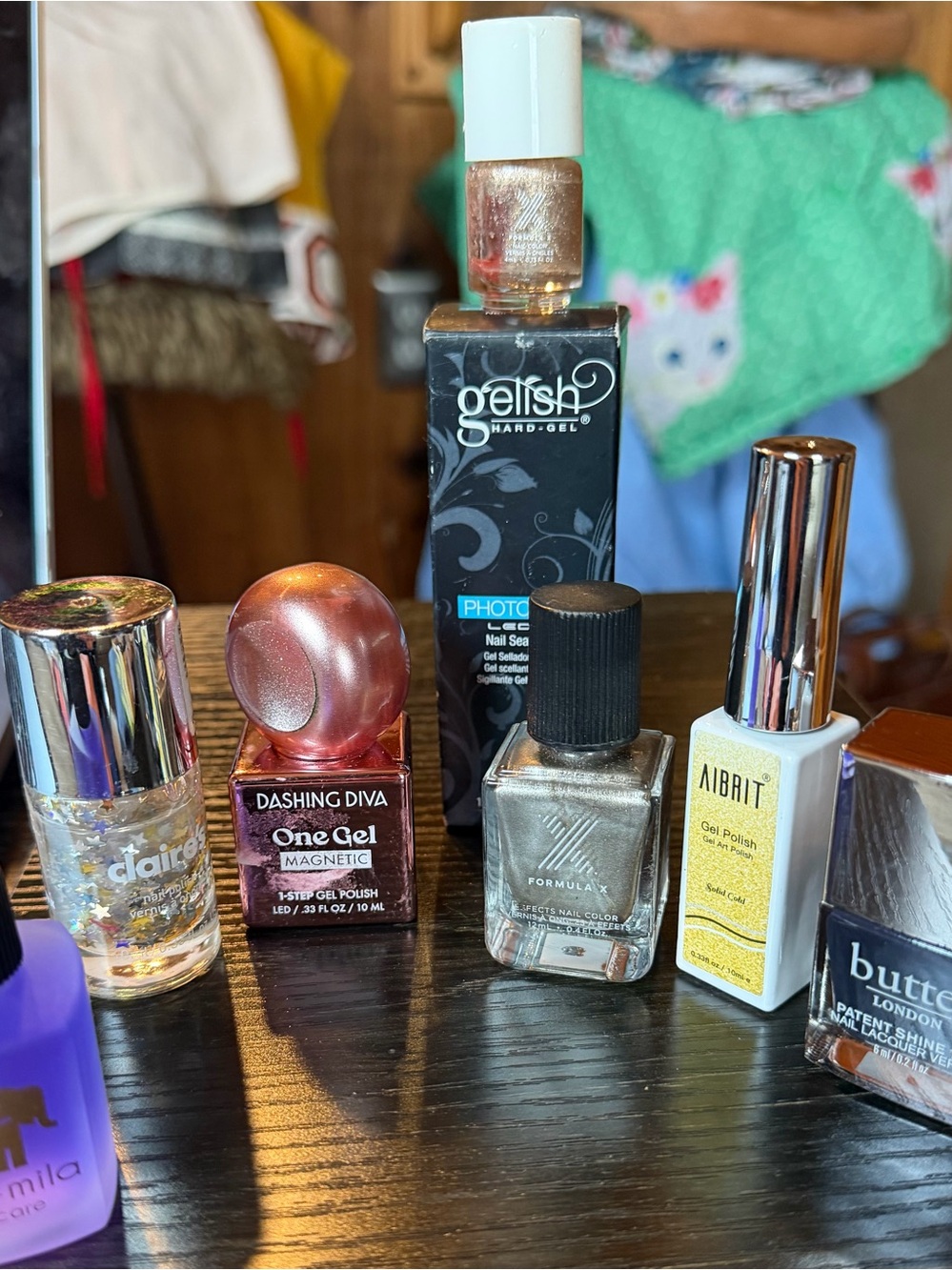 Assorted gel polish Butter Dashing Diva Gelish 8 bottles